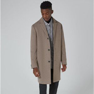 topman oat overcoat